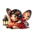 Őszi dekoráció katica tündér 4