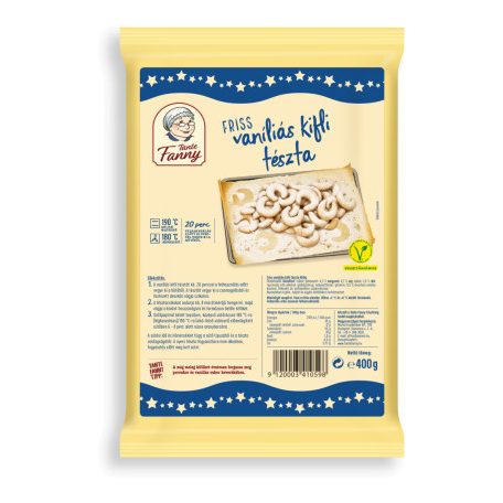 Tante Fanny friss 100% vajas vaníliás kifli tészta 350 g