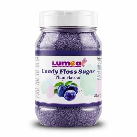 Szilva ízesítésű vattacukor alapanyag, 300g - Lumea