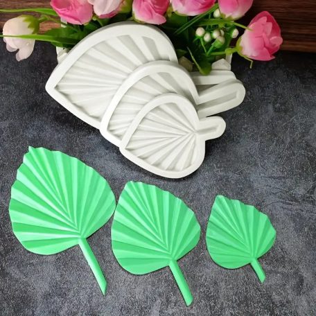 Legyező levél szilikon forma