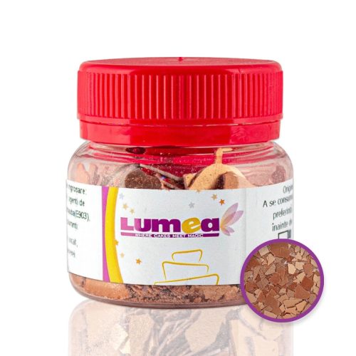 Bronz lemezecskék Flitteres tortához, 10g - Lumea