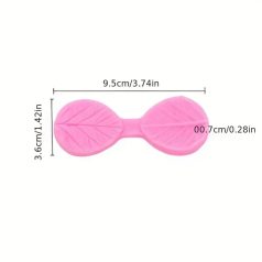 Dombornyomott levél mintázó szilikon forma