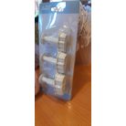 Műanyag fondant/marcipán kiszúró apró rózsaminta 3 db/cs