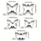 Fém kiszúró pillangó 5 db-os