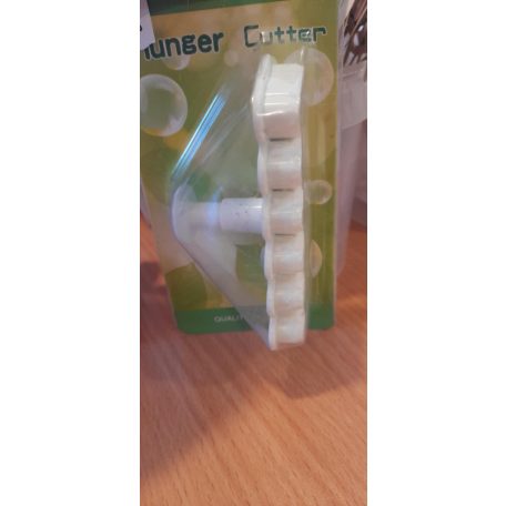 Műanyag fondant/marcipán kiszúró fodor