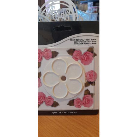 Műanyag fondant/marcipán mintázó virágszirmokhoz 80 mm