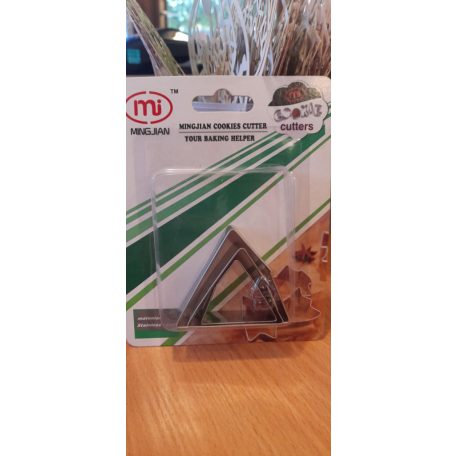 Fém kiszúró háromszög 3 db-os