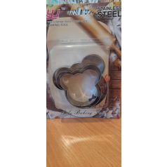 Fém kiszúró Minnie 3 db-os