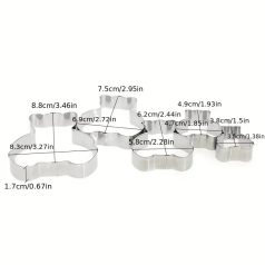 Sütemény kiszúró maci 8,3*8,8 cm