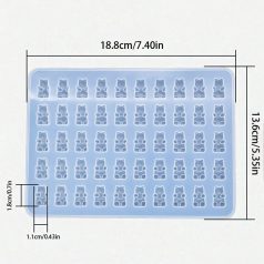 Maci alakú gumicukor szilikon forma 2.