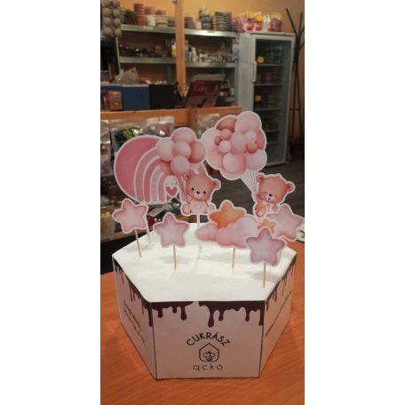 Macis beszúró lányos 7 db-os