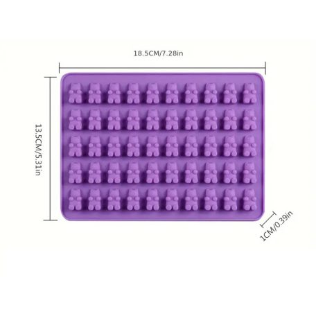 Maci alakú gumicukor szilikon forma