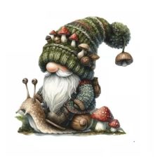 Őszi dekoráció sapkás manó 1.