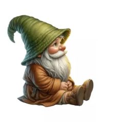 Őszi dekoráció sapkás manó 2.