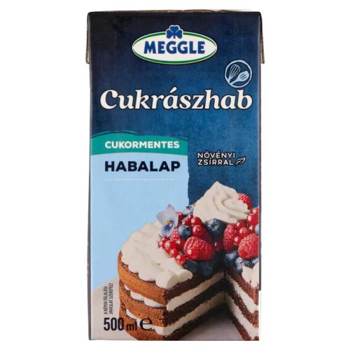 Meggle Cukrászhab UHT cukormentes habalap 500 ml