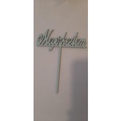 Megérkeztem kék fa beszúró