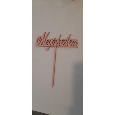 Megérkeztem rózsaszín fa beszúró