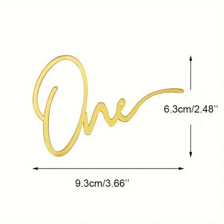 One felirat arany színben