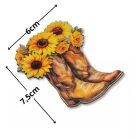 Őszi dekoráció csizma 1 db/cs