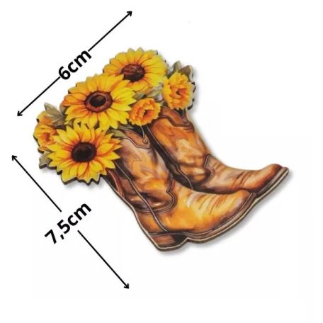 Őszi dekoráció csizma 1 db/cs