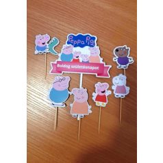 Peppa tortabeszúró 7 db-os