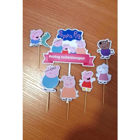 Peppa tortabeszúró 7 db-os