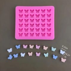 Pillangós szilikon forma
