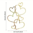 Piros szív tortadísz