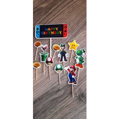 Super Mario  tortabeszúró 11 db-os