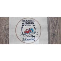 Autószerelő tortaostya (20 cm)