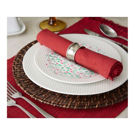 Karácsonyi tortaalátét - 26,5 cm - 10 db