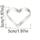 Szív alakú sütemény kiszúró 5 cm