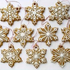 Fém kiszúró hópehely