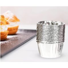 Muffin kapszli - ezüst