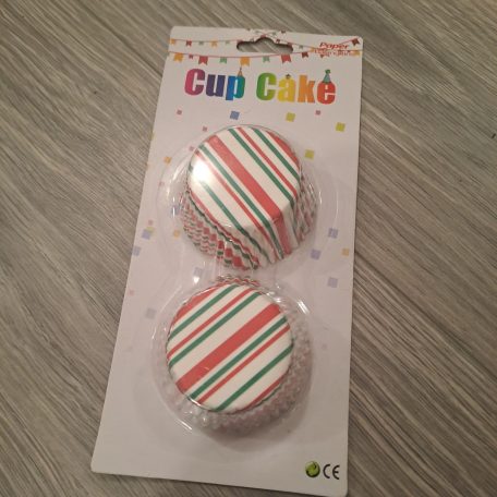 Muffin papír - csíkos 2.