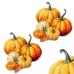 Őszi dekoráció tökök halomban 1 db/cs