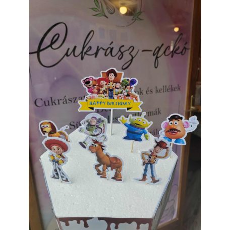 Toy Story tortabeszúró szett 8 db-os