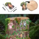 Őszi dekoráció Tündér ajtó kicsi leveles