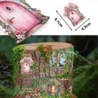 Őszi dekoráció Tündér ajtó kicsi rózsás