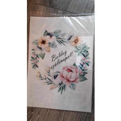 Virág koszorú 1. tortaostya (20 cm)