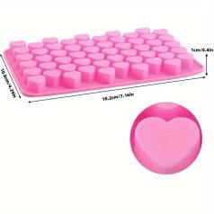 Szív alakú szilikon gumicukor forma