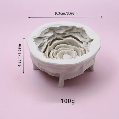 Bazsarózsa szilikon forma