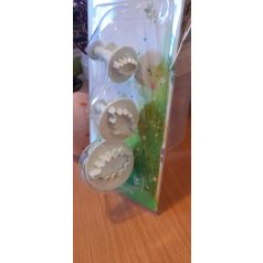 Rugós levél kiszúró cakkos 3 db-os